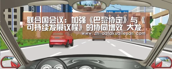 联合国会议:加强《巴黎协定》与《可持续发展议程》的协同增效_大发快三(图1) 大发快三